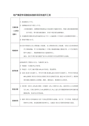 地产集团专项激励实施新项目快速开工奖.docx