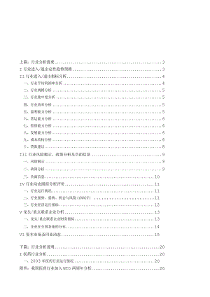 某年度医药行业市场分析研究报告.docx