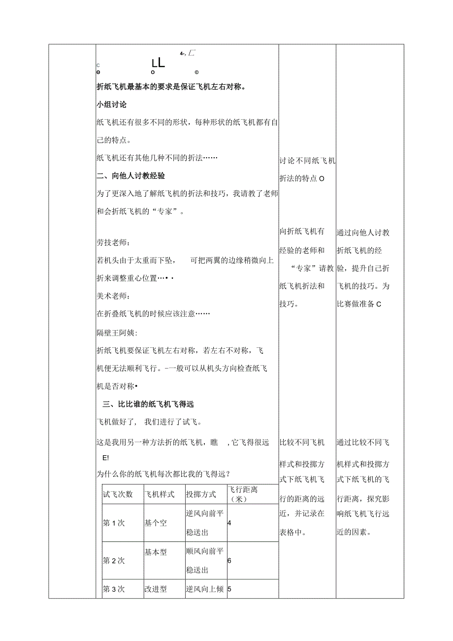 纸飞机比赛教案沪科黔科版综合实践活动五上.docx_第2页