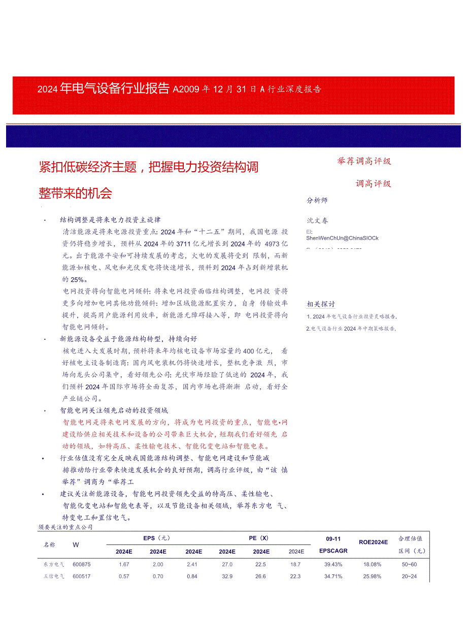 2024电气设备行业报告-智能电网.docx_第1页