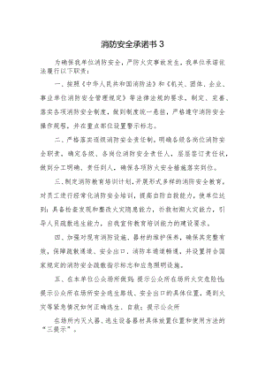 消防安全承诺书3.docx