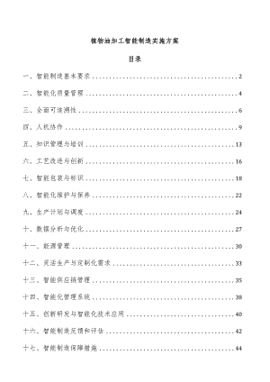 植物油加工智能制造实施方案.docx