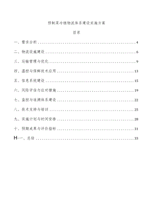 预制菜冷链物流体系建设实施方案.docx