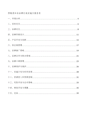 预制菜知名品牌打造实施方案.docx