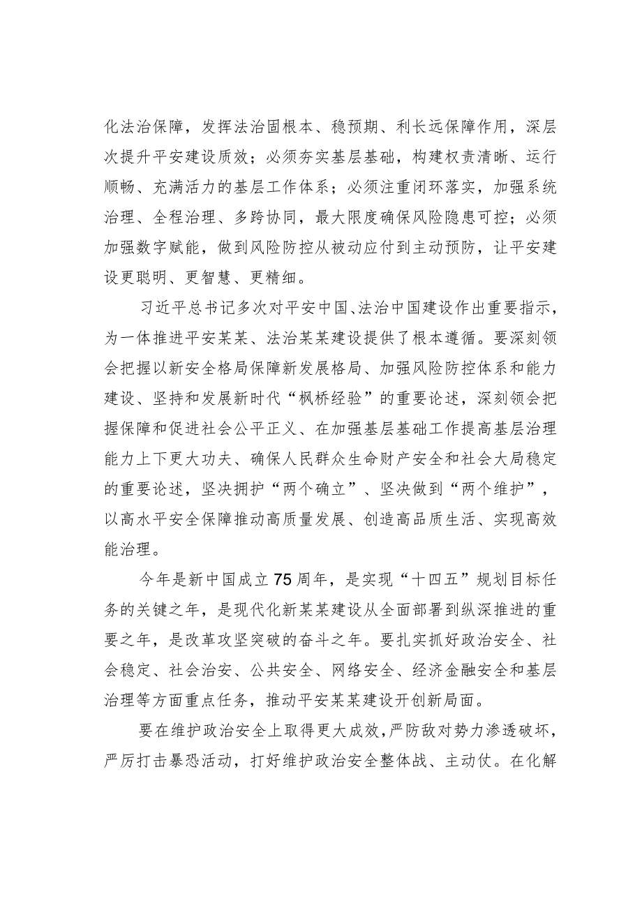 在2024年某某市平安法治建设工作会议上的讲话.docx_第2页