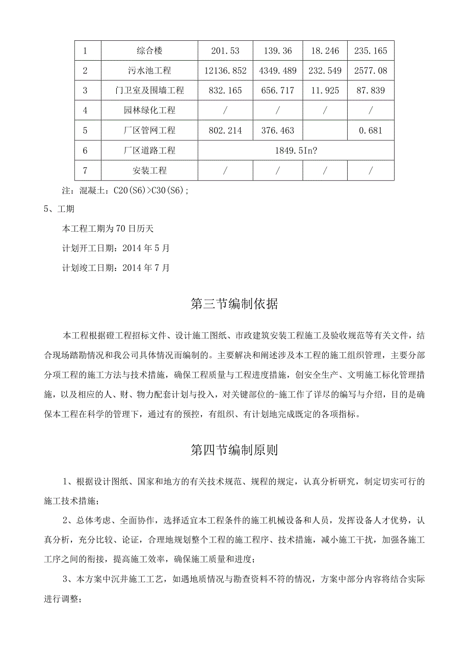 某市污水处理厂施工组织设计.docx_第2页