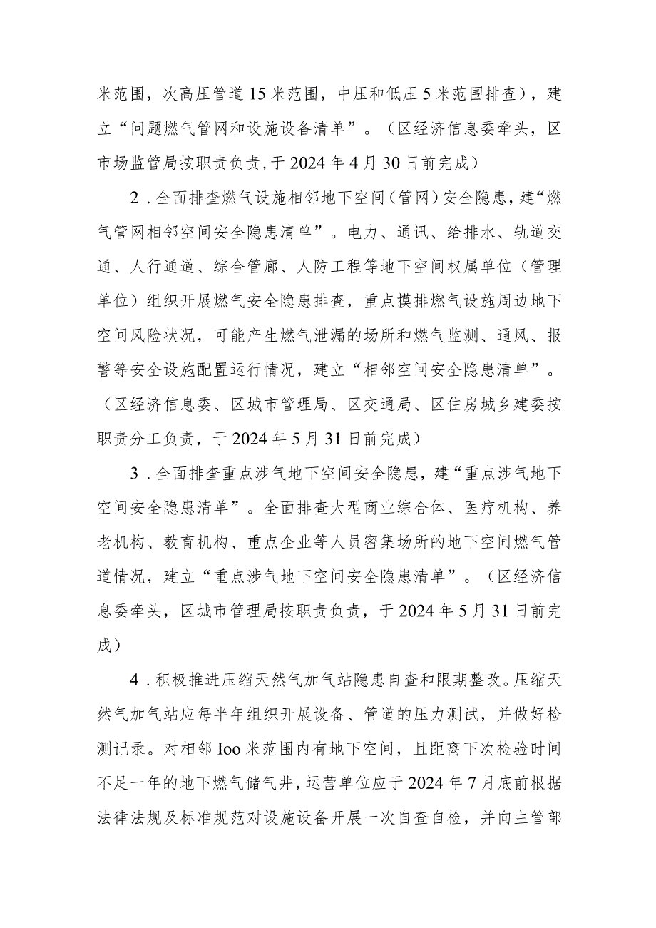 2024年地下空间燃气安全排查整治专项行动方案参考范文.docx_第2页