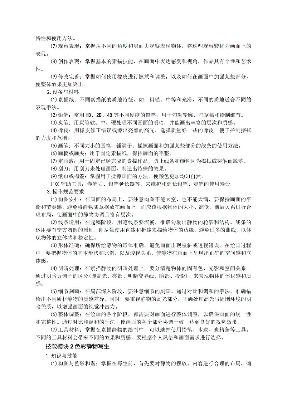 75-2绘画专业技能操作考试大纲.docx_第2页