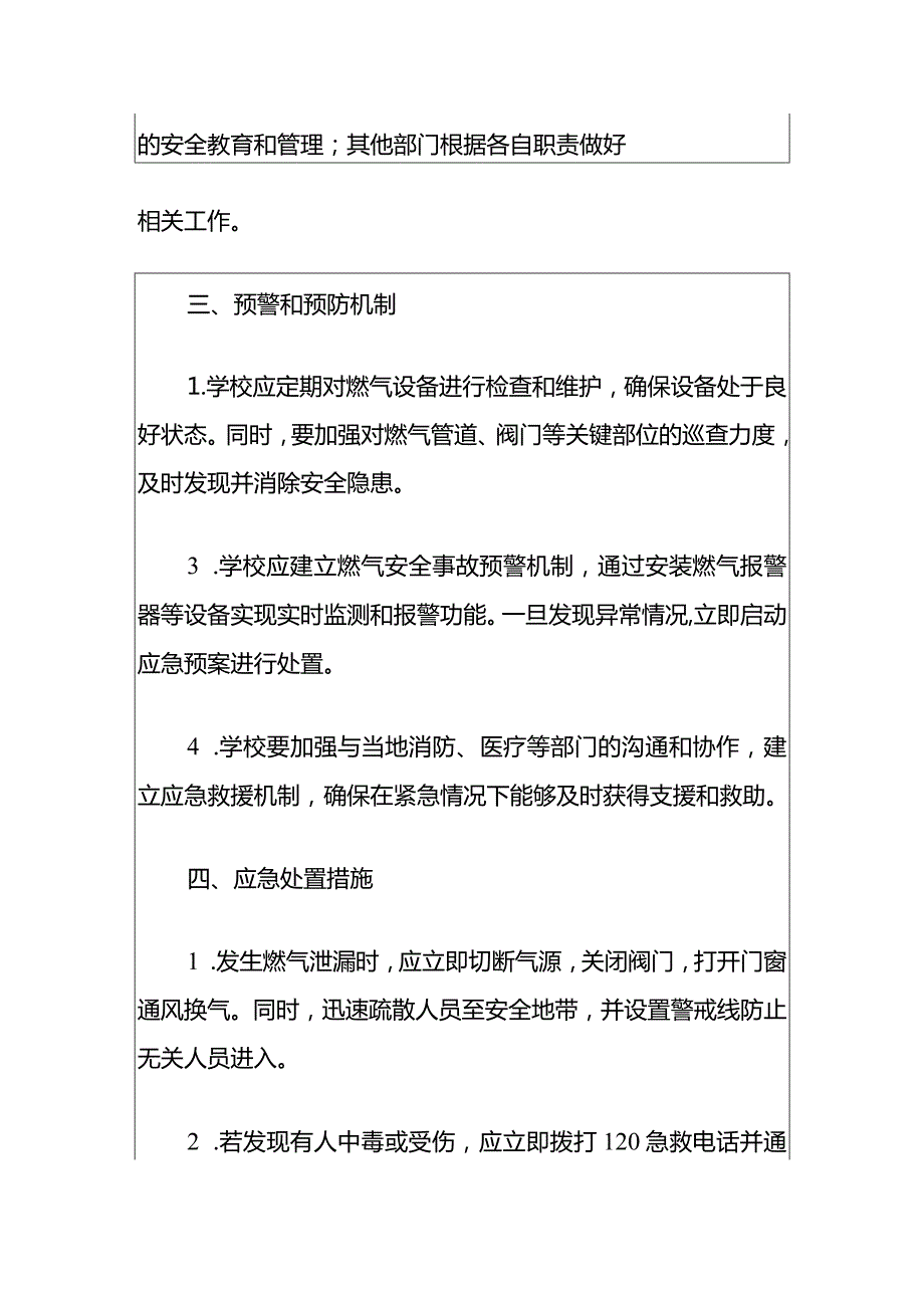 2024学校燃气安全应急预案（最新版）.docx_第2页