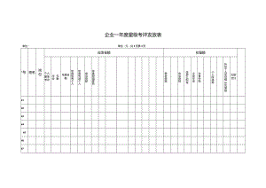 员工年度星级考评发放表.docx