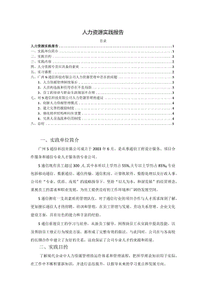 【《人力资源实践报告》3800字】.docx