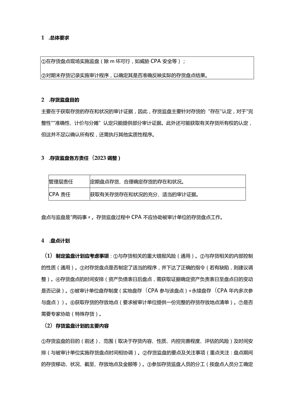 【CPA-审计】第11章 生产与存货循环的审计知识点总结.docx_第2页