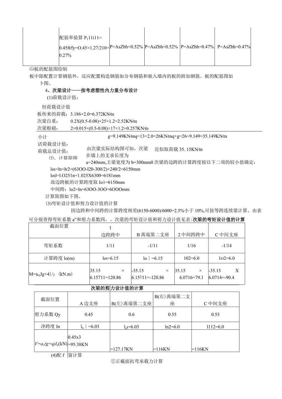 钢筋混凝土单向板肋梁楼盖课程设计.docx_第3页