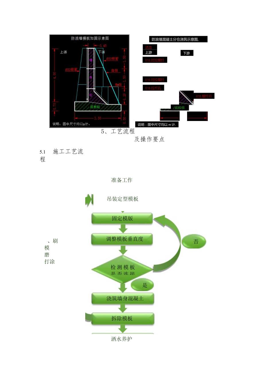 建设工程—防浪墙一次成墙施工工法工艺.docx_第2页