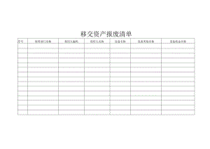 移交资产报废清单.docx