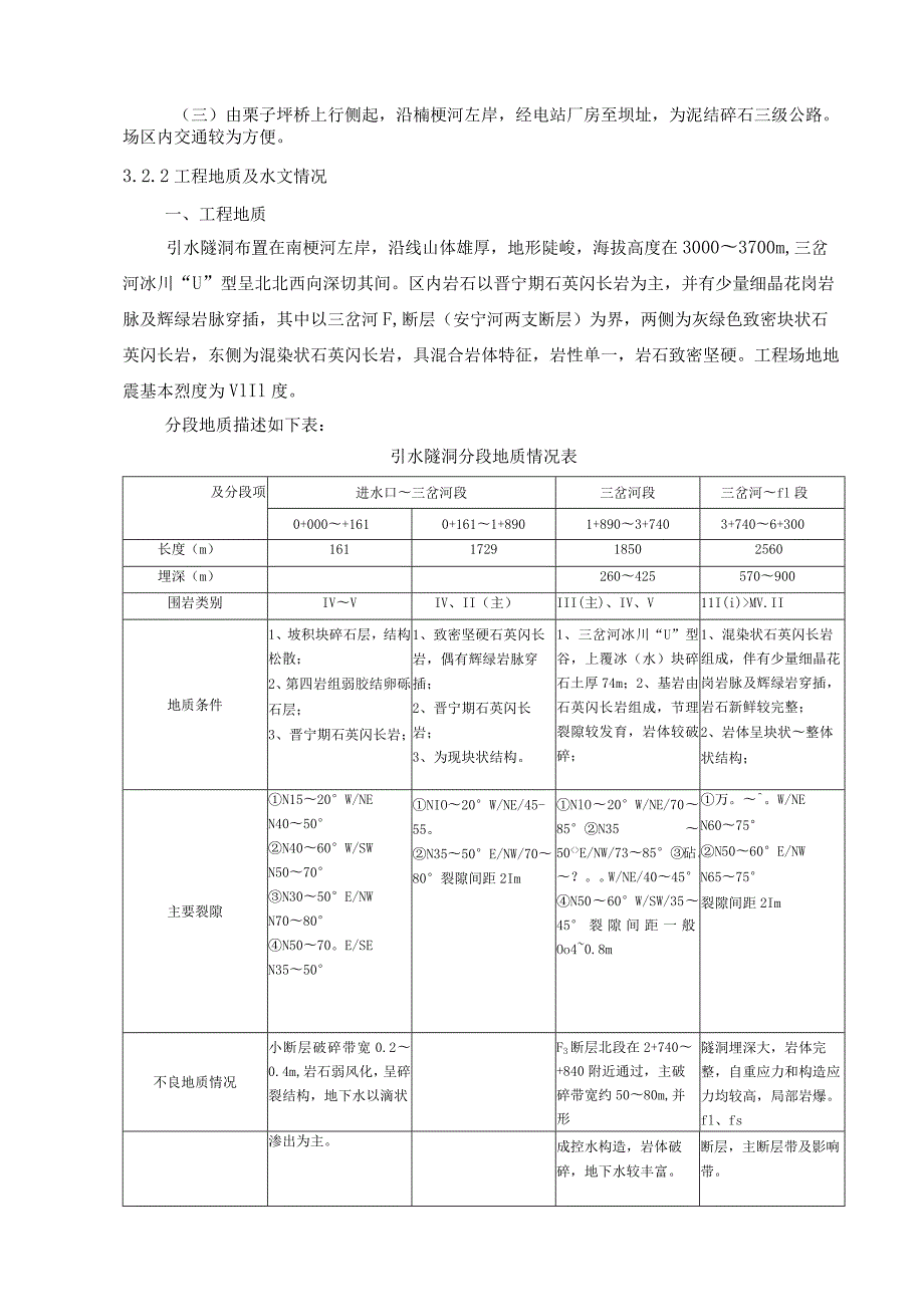 X水电站引水隧洞工程投标书.docx_第3页