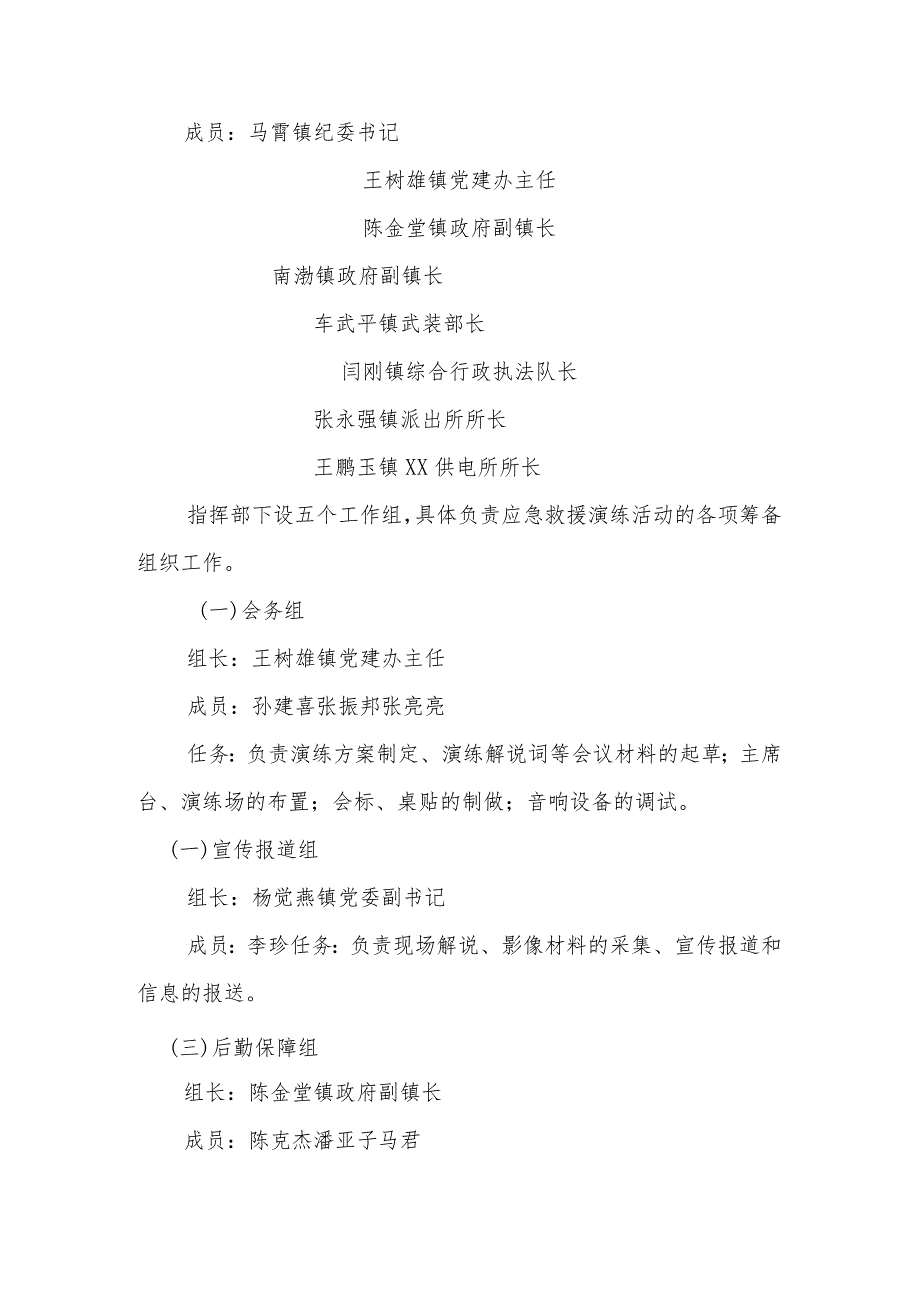 镇2022年防灾减灾应急综合演练实施方案.docx_第2页