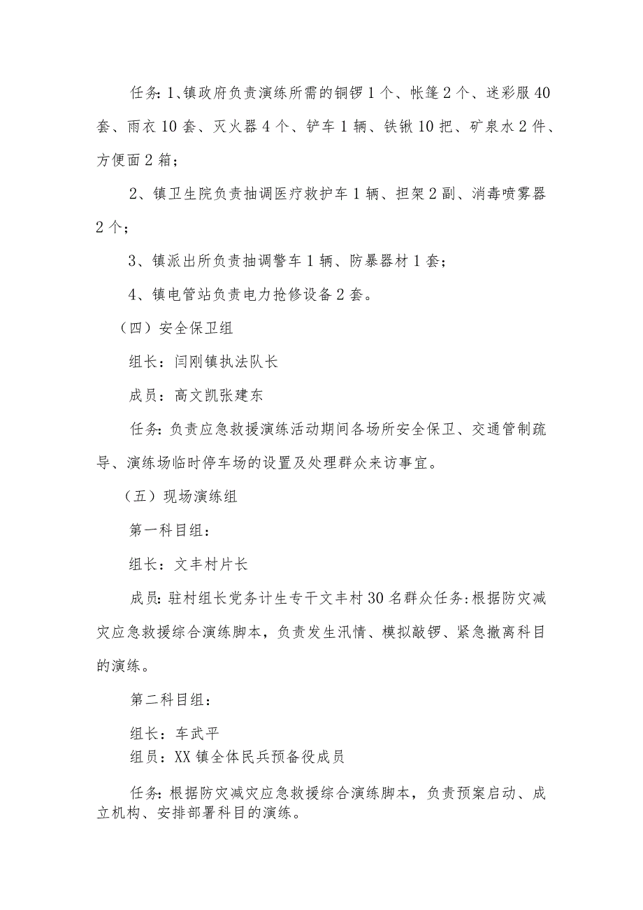 镇2022年防灾减灾应急综合演练实施方案.docx_第3页