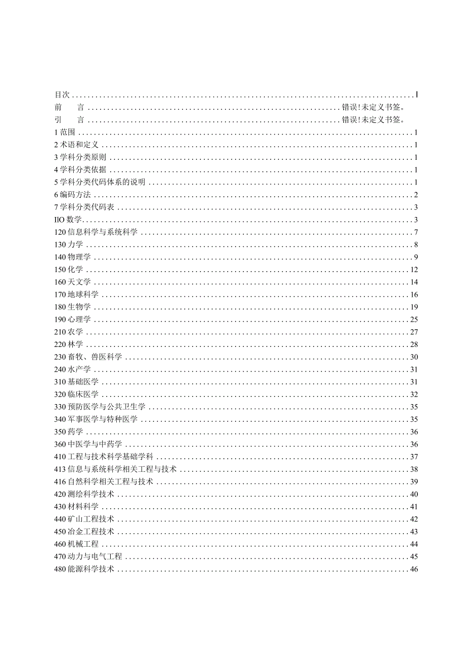 学科分类与代码知识点梳理汇总.docx_第1页