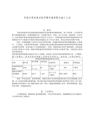 建设工程—双腔式管线集成轻质隔声墙施工工法工艺.docx