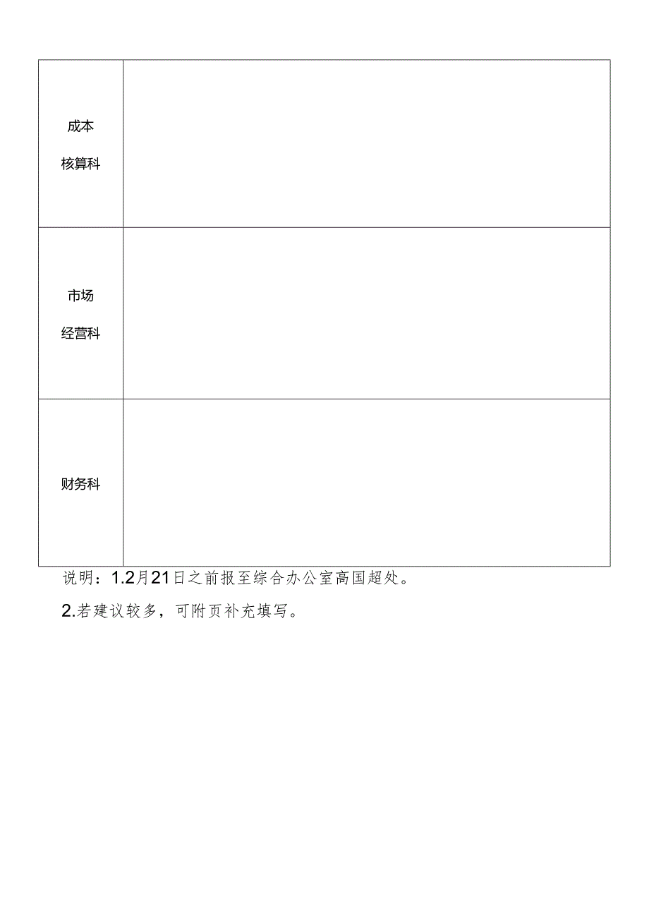 分公司各科室意见、建议征求表.docx_第2页