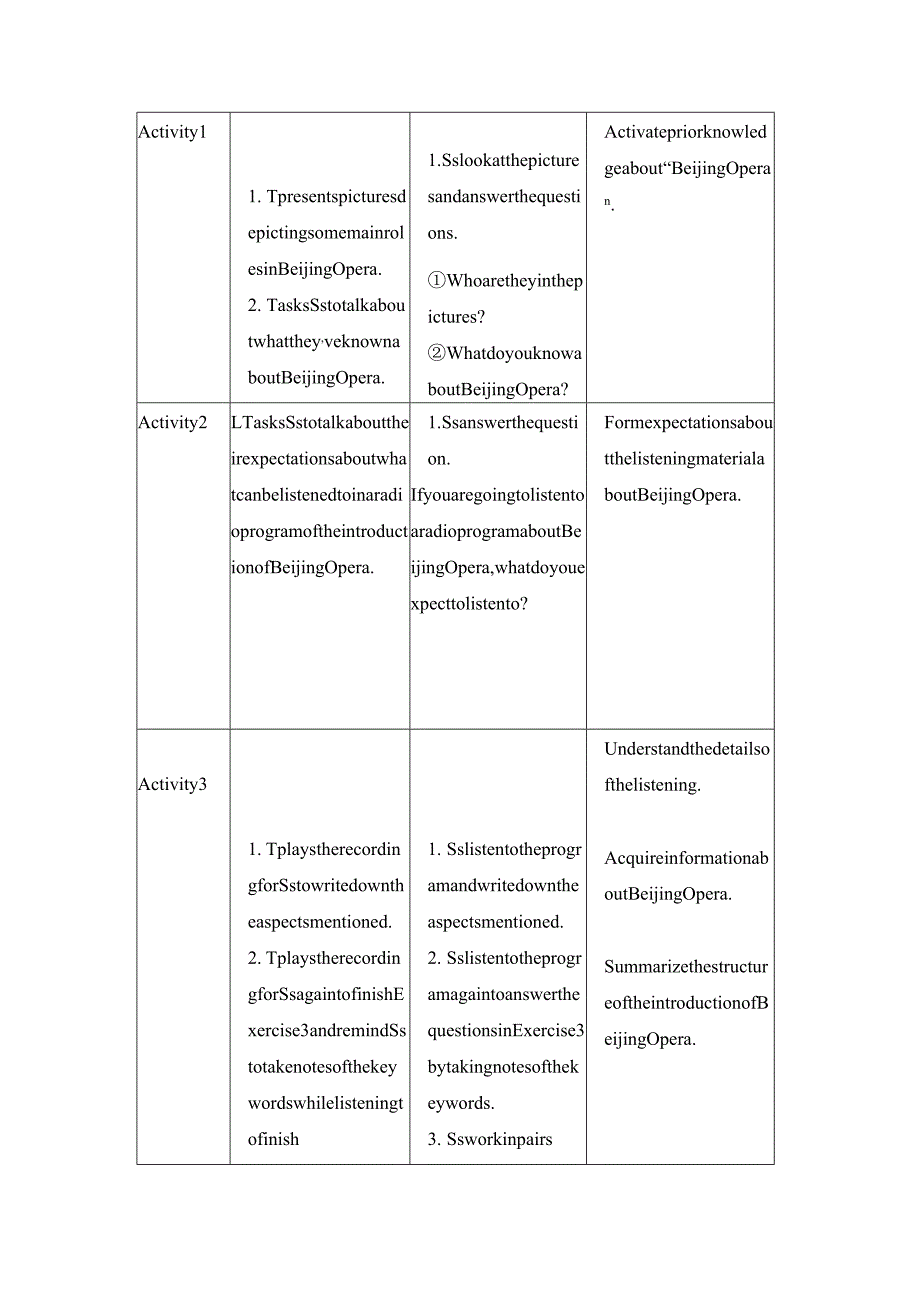 2023-2024学年北师大版(2019)必修第三册 Unit 7 art Lesson 2 Beijing Opera 教学设计.docx_第2页