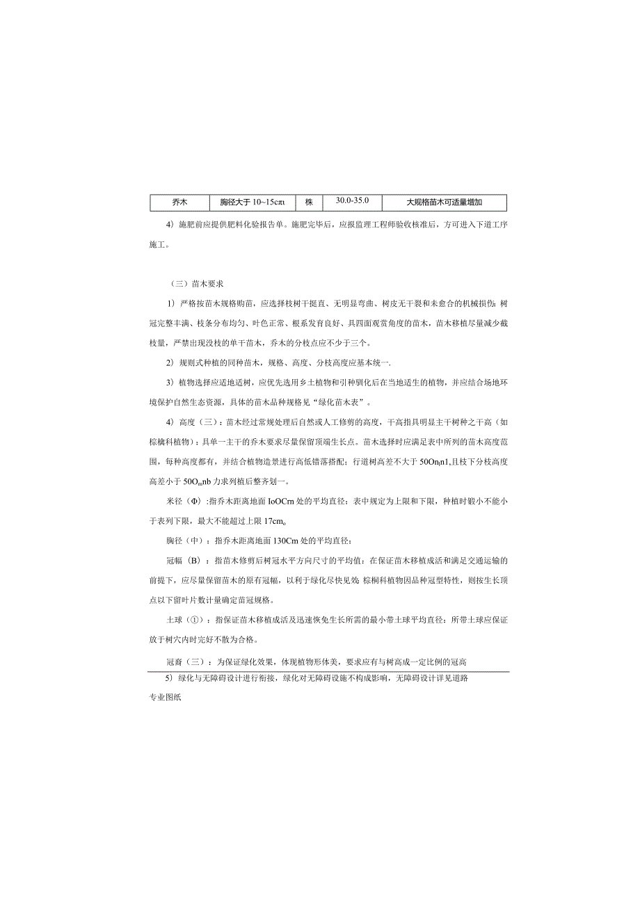 货运通道（新图大道）核心区一期工程IV标段A段-绿化工程设计说明.docx_第3页