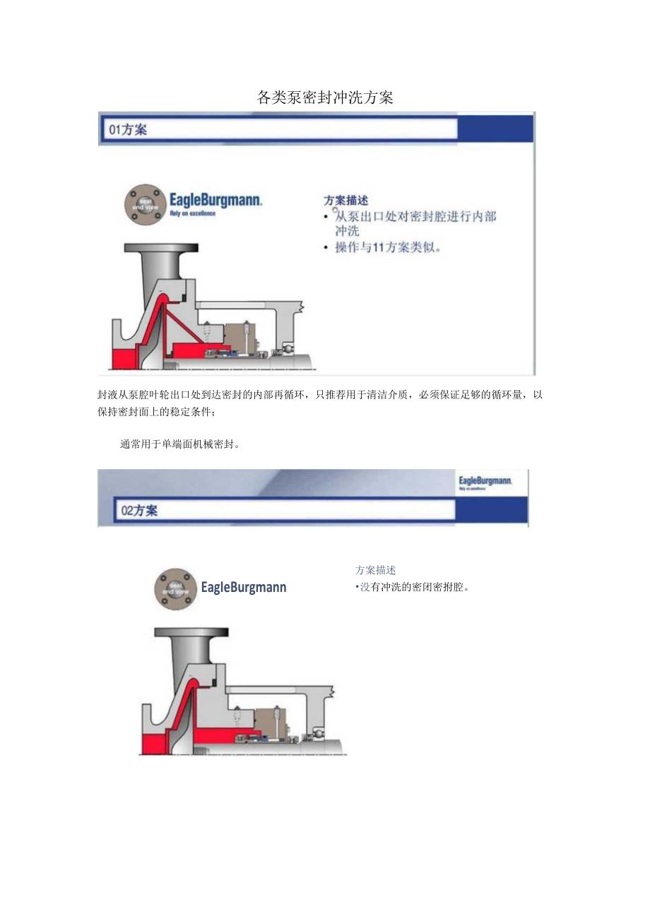 离心泵密封冲洗实施方案.docx_第1页