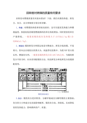 回转窑对燃煤的质量有何要求.docx