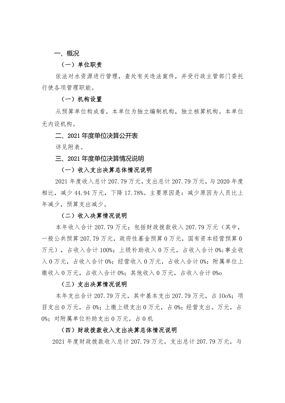 兰溪市水政监察大队2021年度单位决算目录.docx_第2页