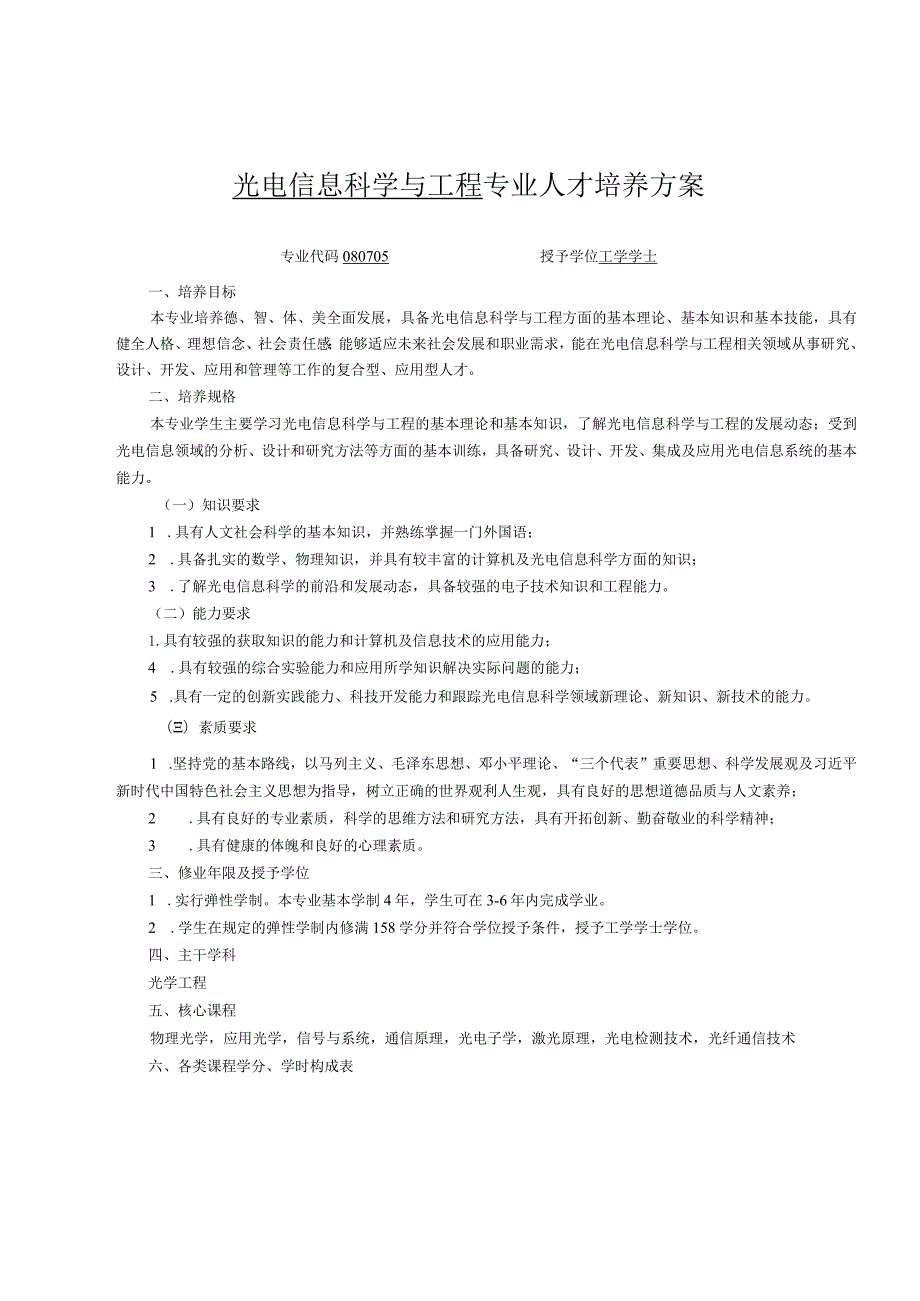 光电信息科学与工程专业人才培养方案.docx_第1页