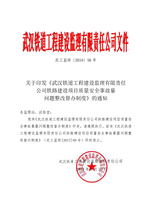 56号质量安全事故暴露问题整改督办制度.docx