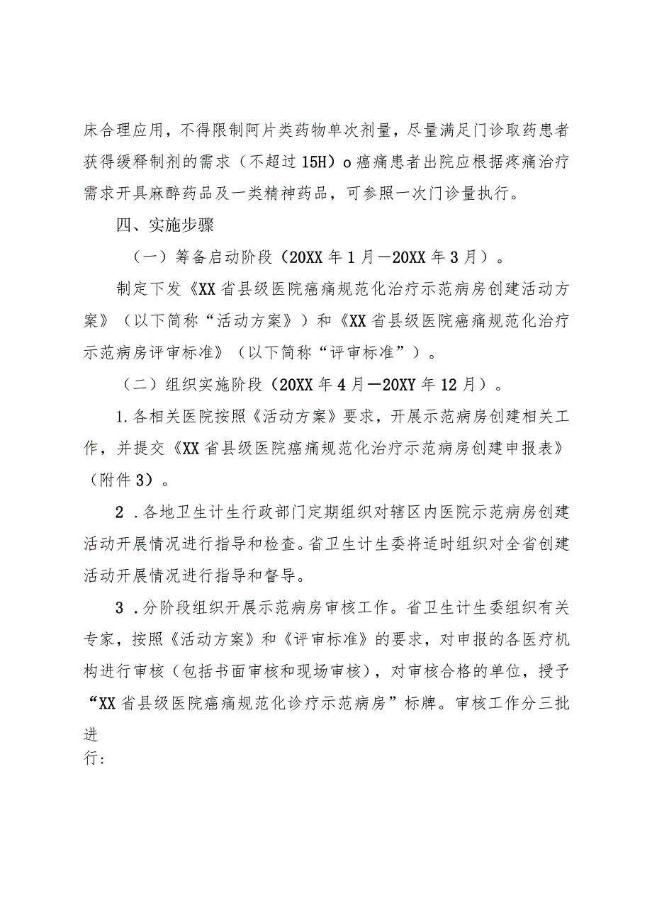 县级医院癌痛规范化治疗示范病房创建活动方案.docx_第2页