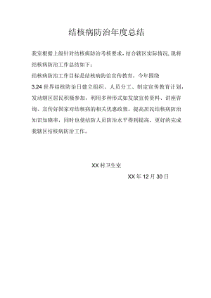 结核病防治年度总结.docx