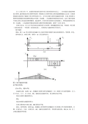 《工程力学》和《材料力学》中剪力图和弯矩图的快易绘图法.docx