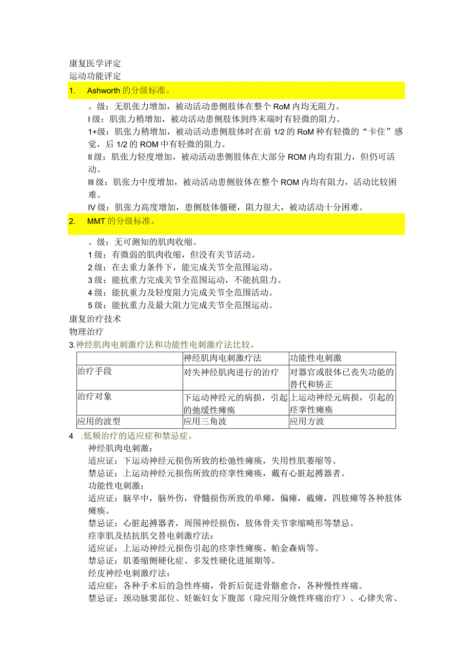 医学类学习资料：康复医学名简答题.docx_第1页