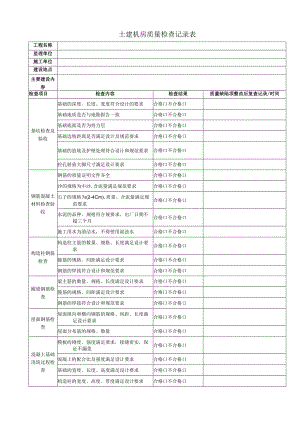 土建机房质量检查记录表.docx