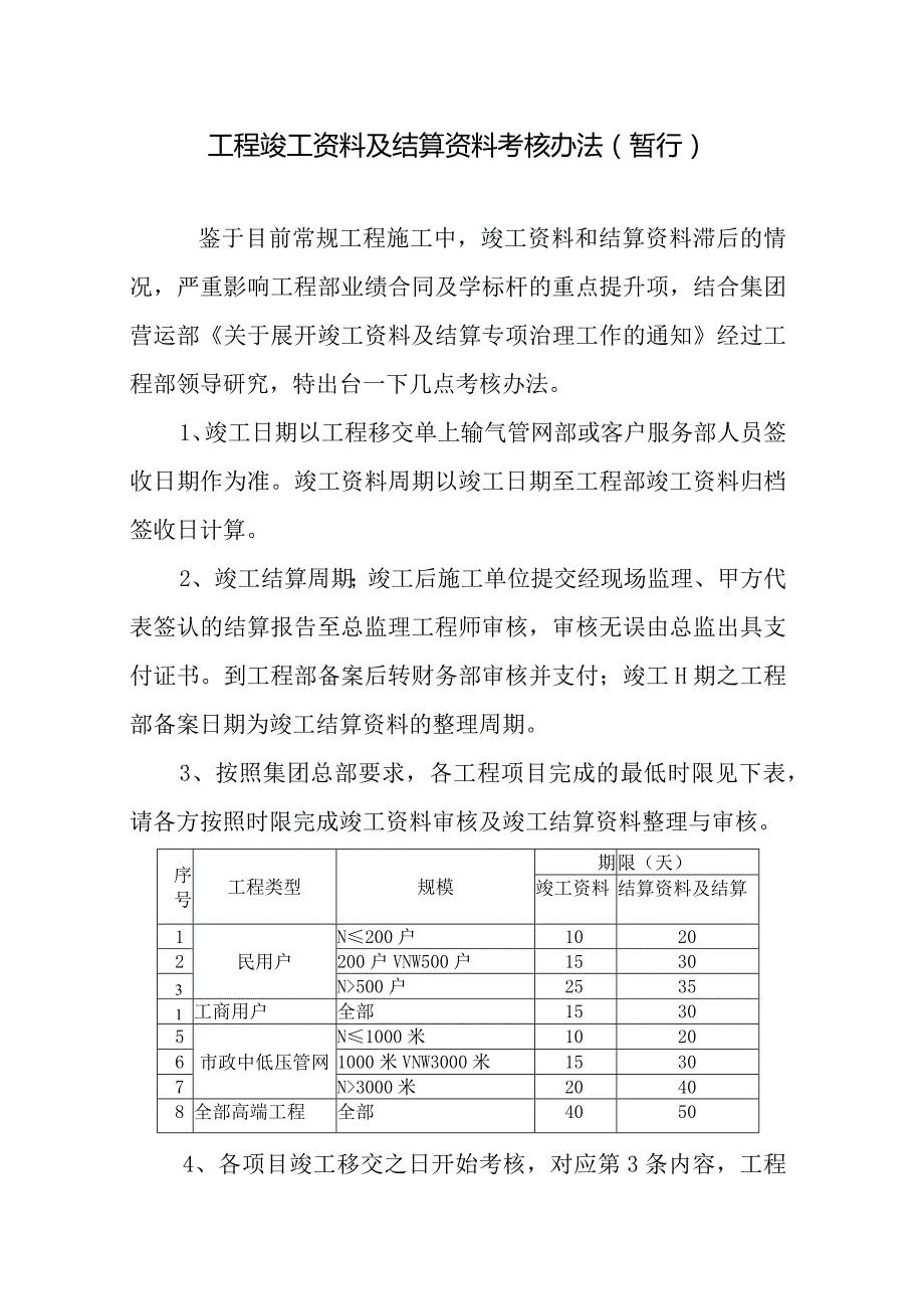 工程竣工资料及结算资料考核办法（正式下发）.docx_第1页