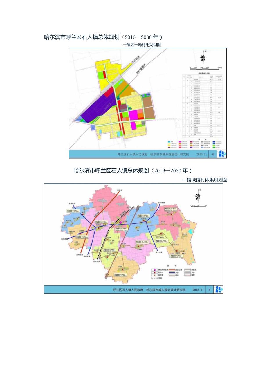 哈尔滨市呼兰区石人镇总体规划（2016—2030年）.docx_第3页