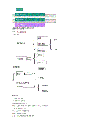 心血管内科主治医师资格笔试冲刺考点解析 ：相关专业知识.docx