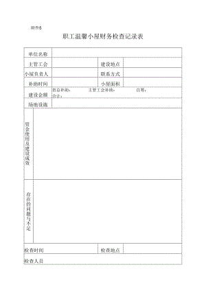 6温馨小屋财务检查记录表-空表.docx