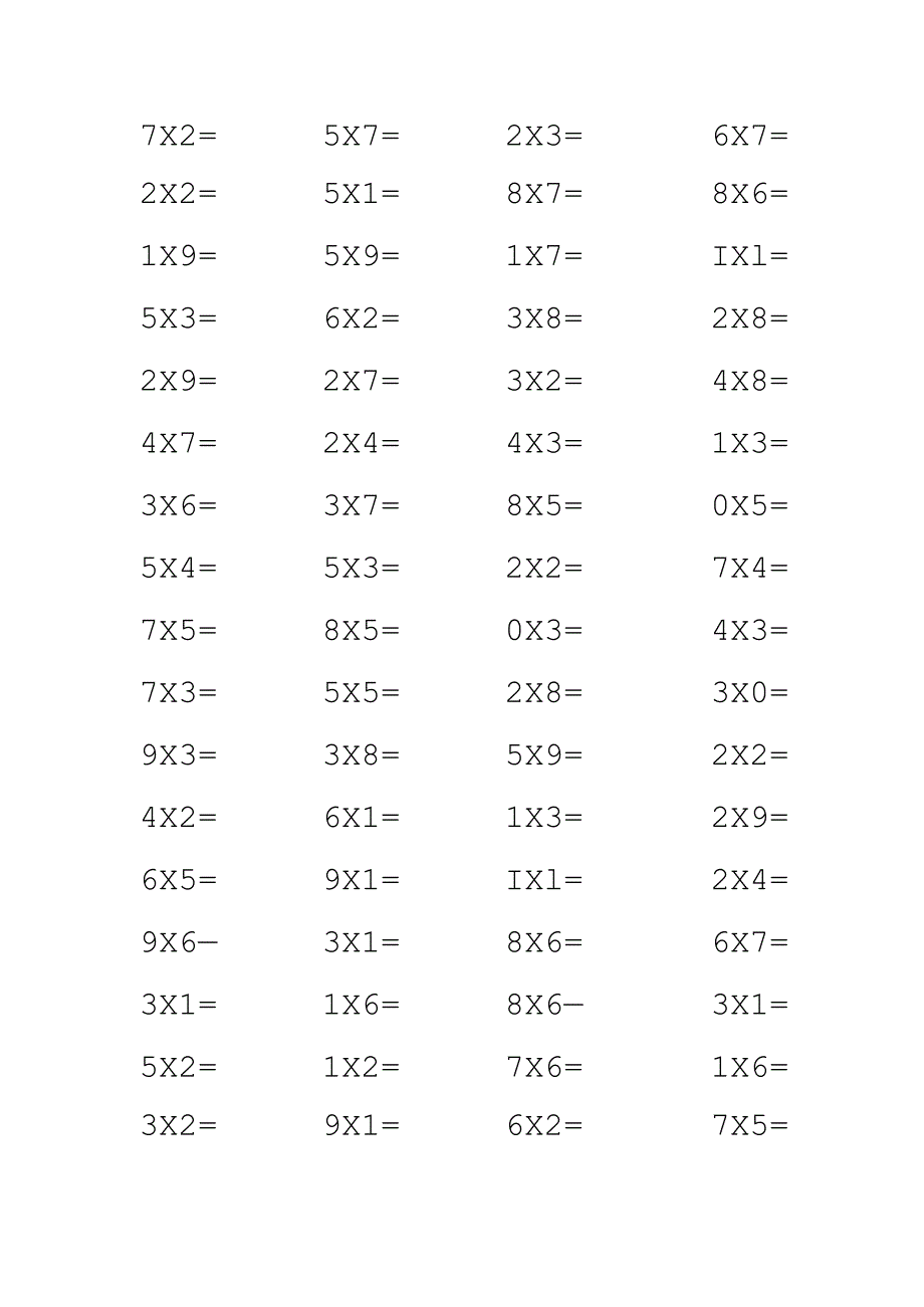 二年级乘法口诀口算题.docx_第3页