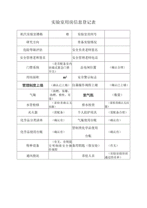 实验室用房信息登记表.docx