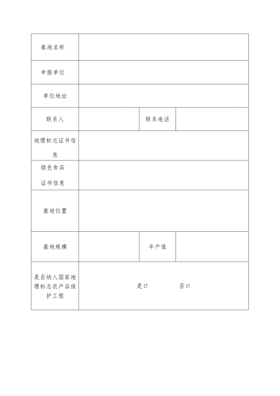 安徽省地标性绿色食品生产基地建设申报书.docx_第2页