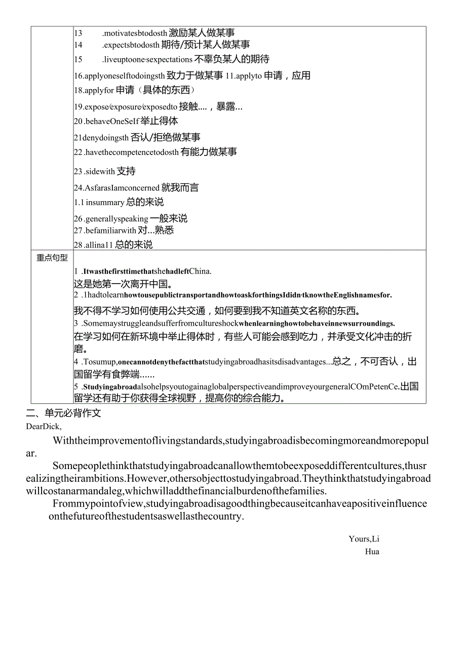 人教版（2019）选择性必修 第二册Unit 2 Bridging Cultures基础必背知识清单素材.docx_第2页