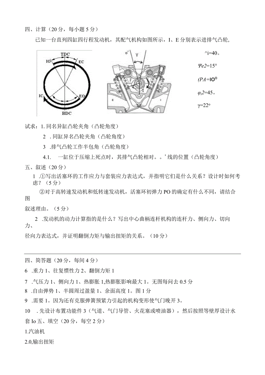 内燃机设计 试卷及答案 试卷1.docx_第2页