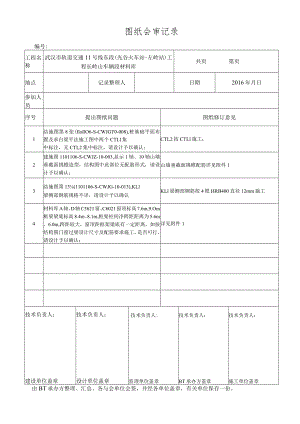 《第四册结构第十分册材料库》图纸会审记录.docx