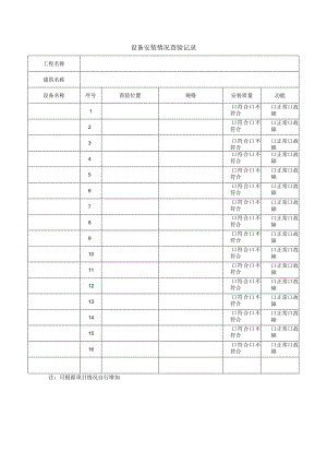 设备安装情况查验记录.docx