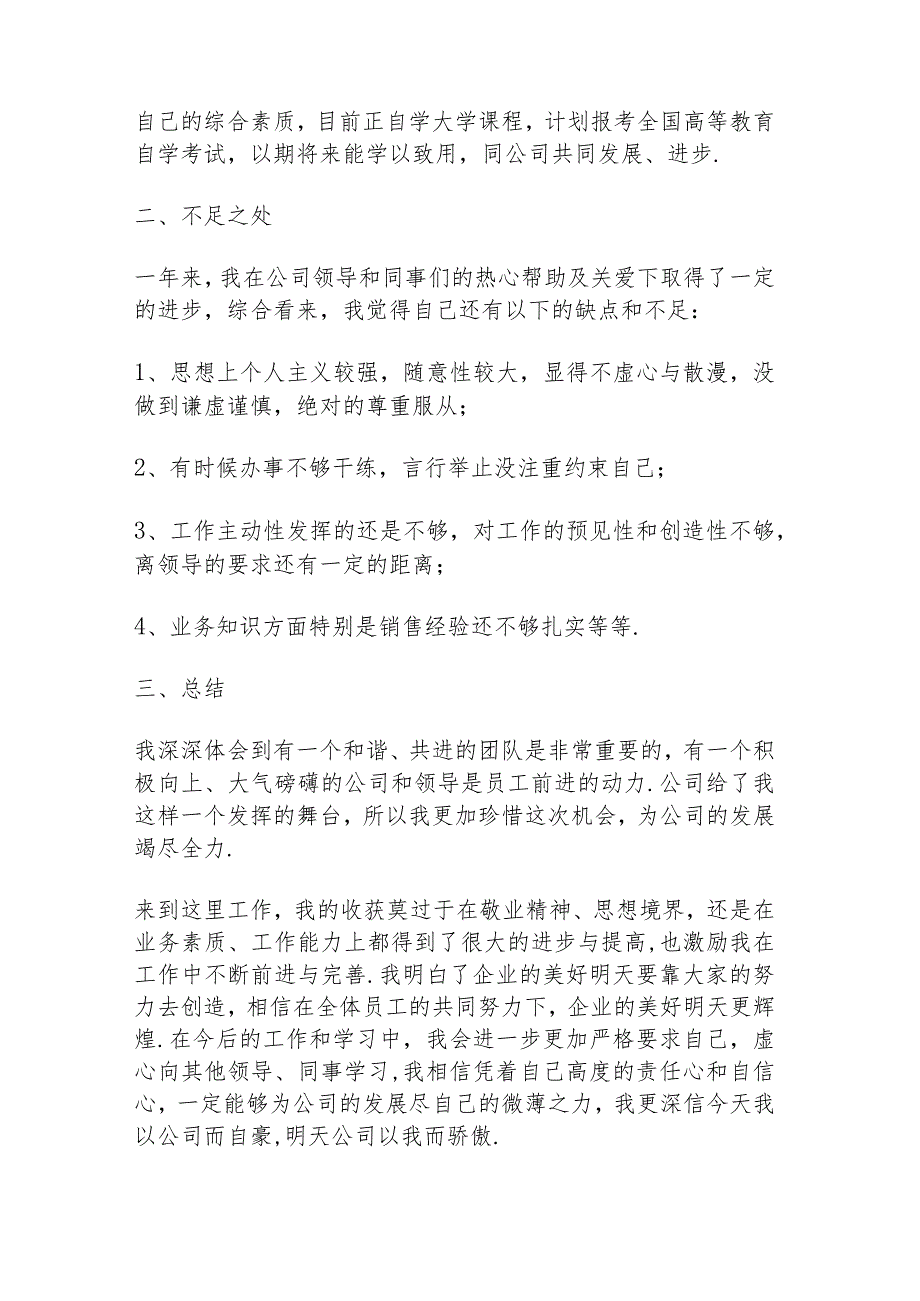 销售助理年度工作总结及明年计划.docx_第2页