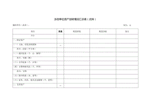 涉改单位资产划转情况汇总表（式样）.docx